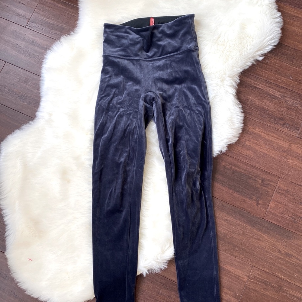 Spanx velvet leggings